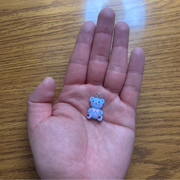 Blue Bear Charm Pendant - Picture 6 of 8